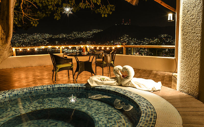 Amenidades de la casa de lujo en acapulco